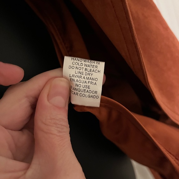 NWT Rust Lightweight Entro Shacket Size L - Picture 10 of 12